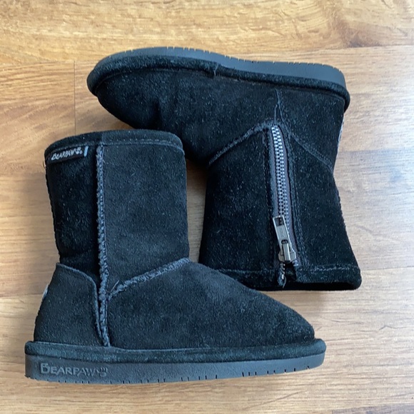 Bear Paul Emma toddler zipper black size 9 - Picture 3 of 10